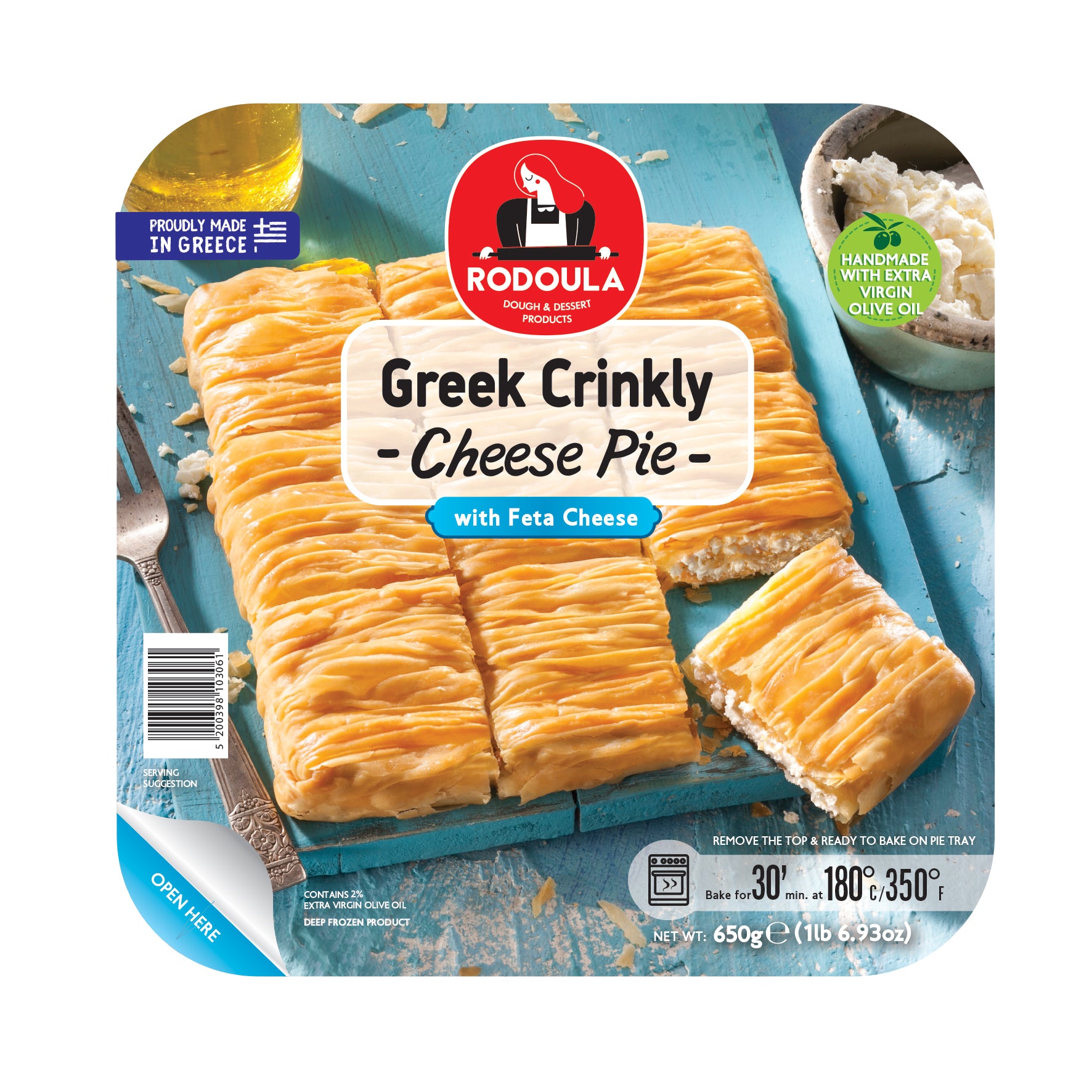 Crinkly Cheese Pie (12 Pcs)