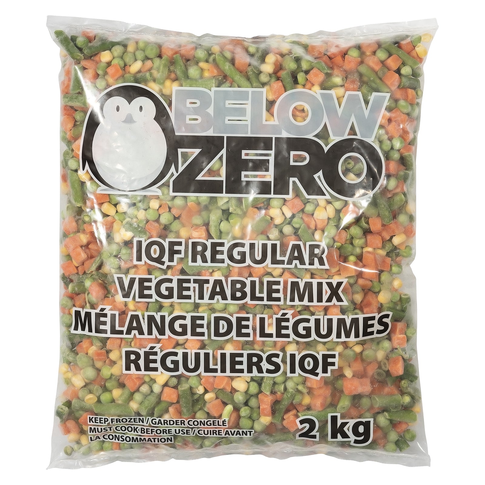 BELOW ZERO Regular mixed vegetables