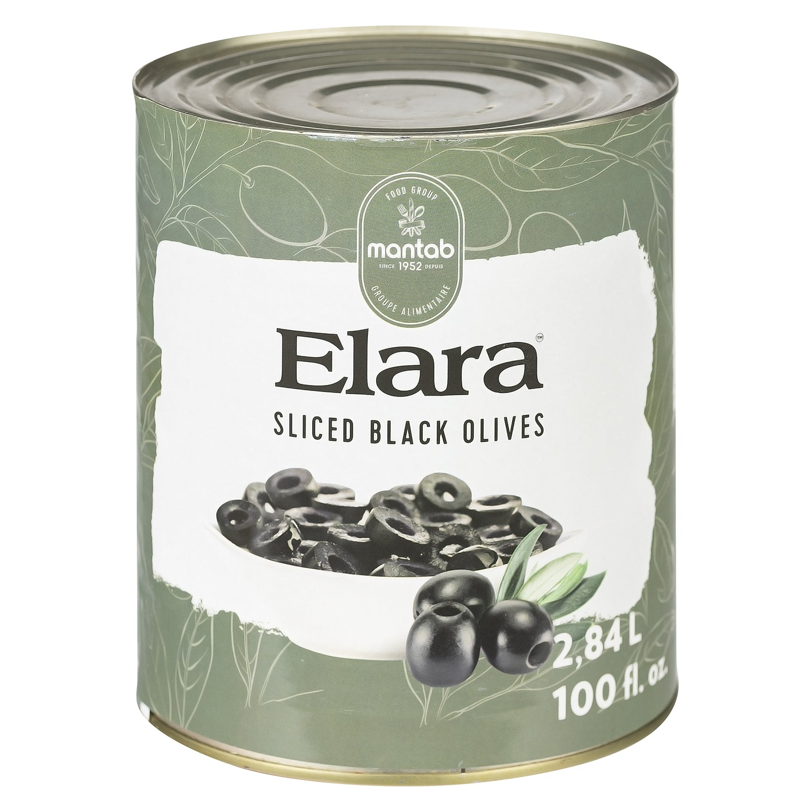 ELARA Sliced black olives