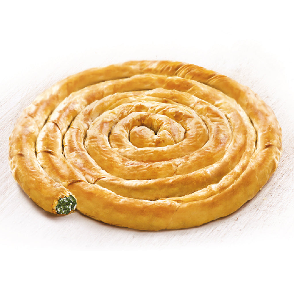 Spiral Pie with Feta Cheese & Spinach – Mantab