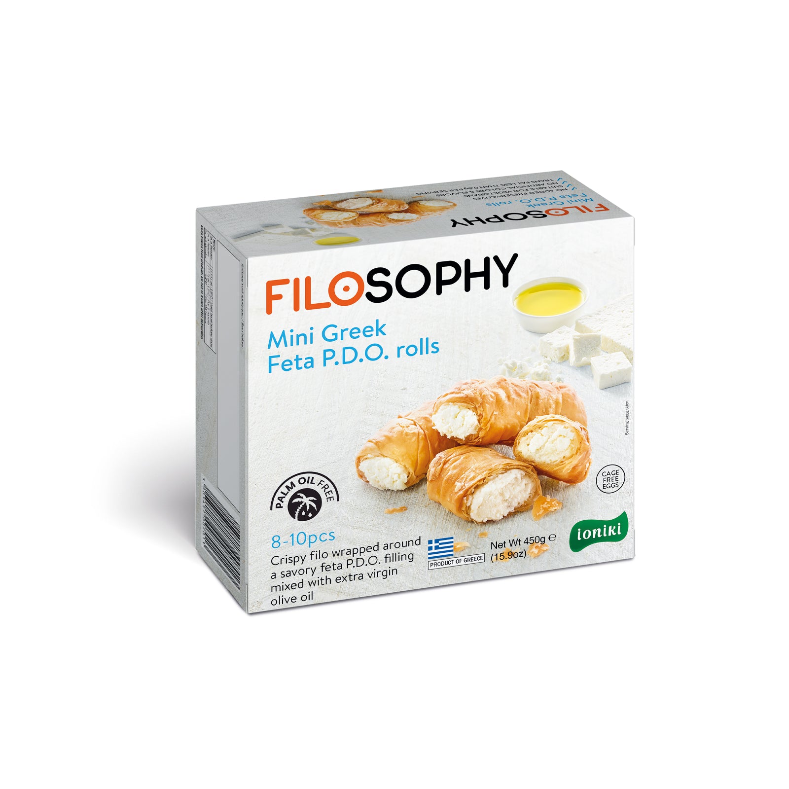 Filo Rolls with Feta Cheese
