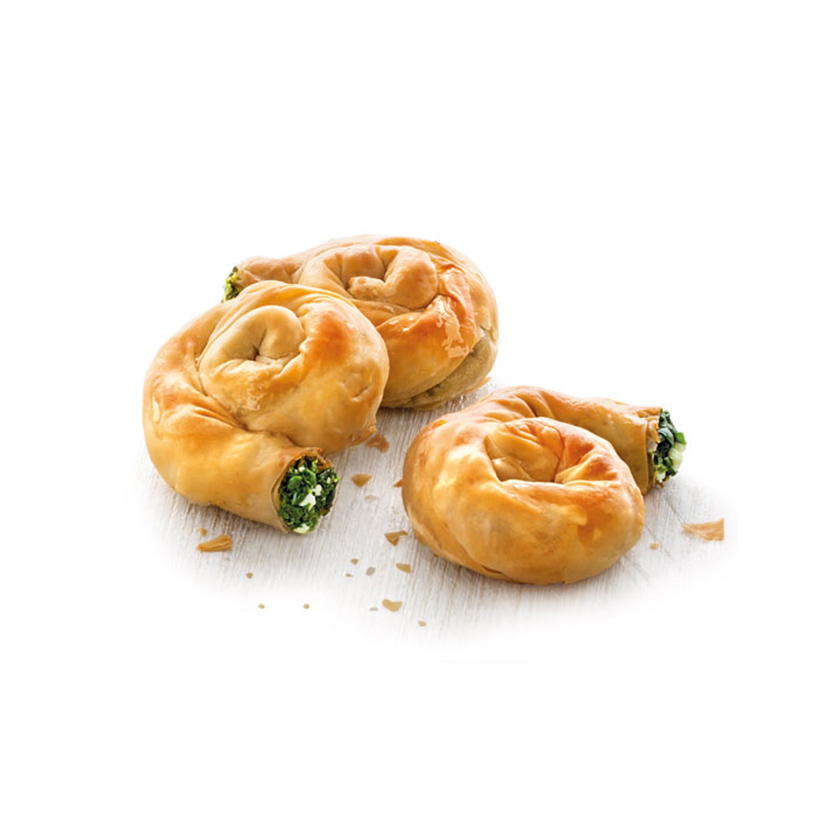 Filo Rolls with Feta Cheese & Spinach