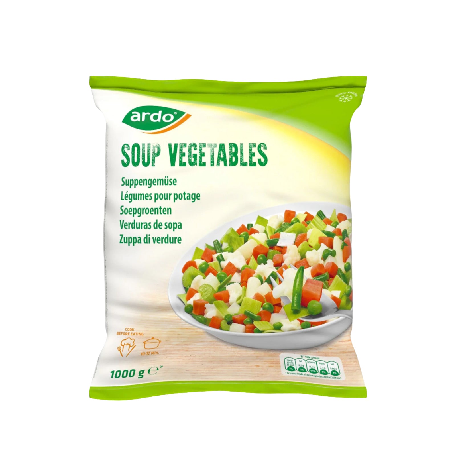 Soup vegetables