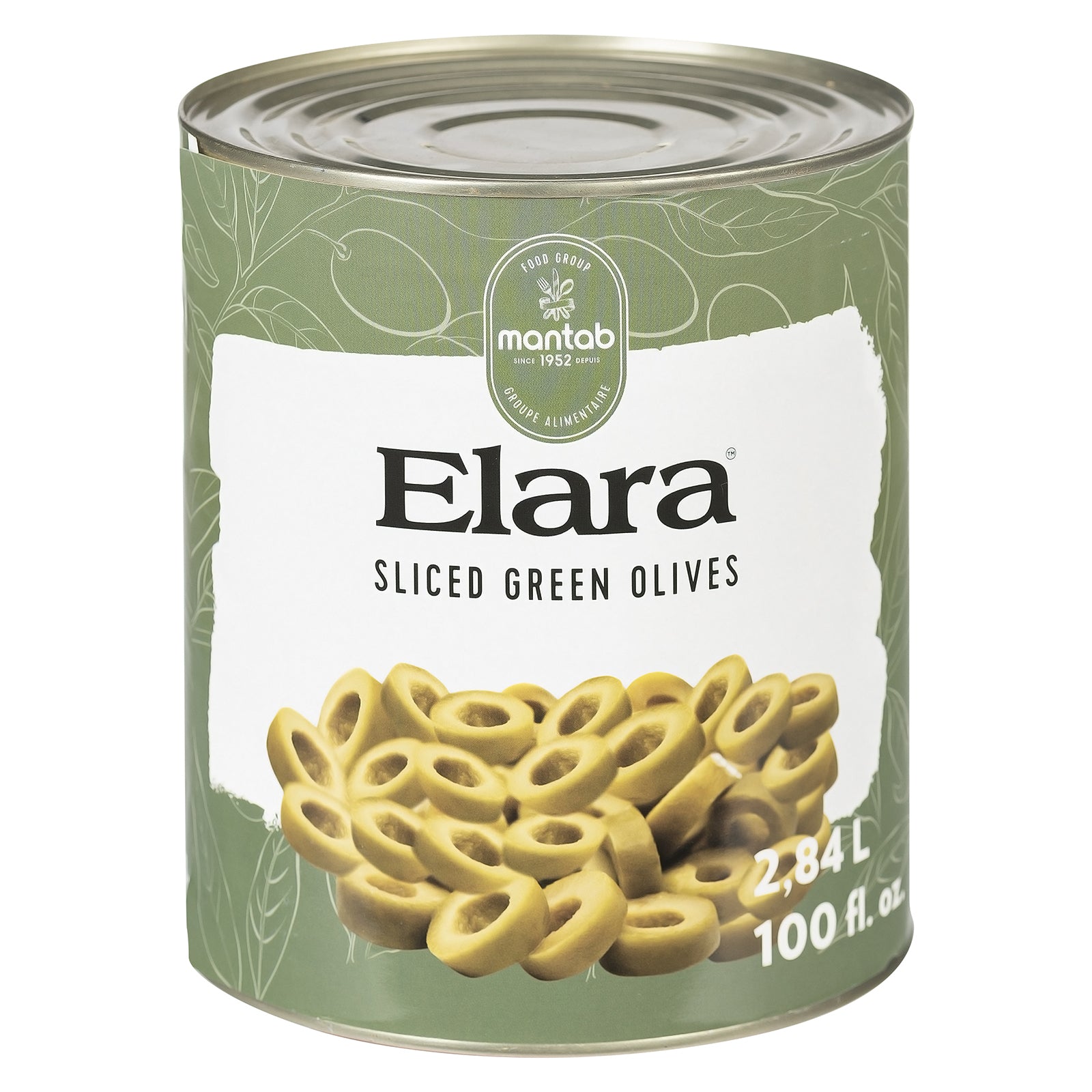 ELARA Sliced green olives