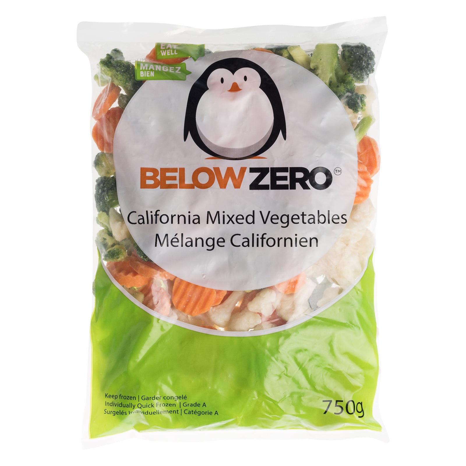 BELOW ZERO California Mixed Vegetables