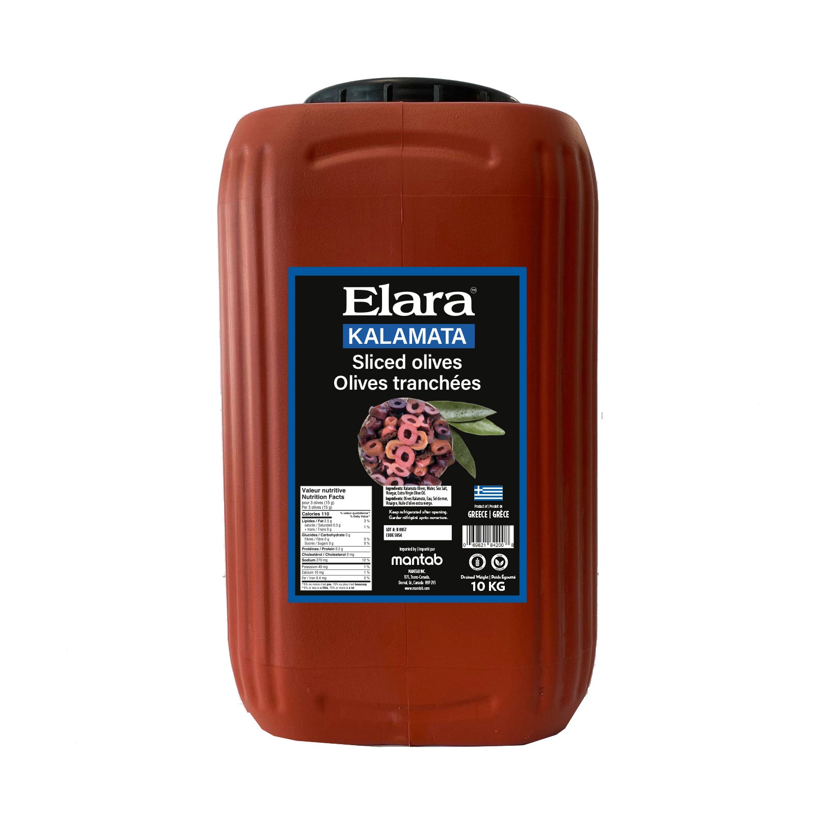 ELARA Kalamata sliced olives – Mantab